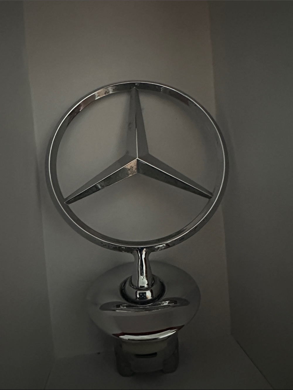 Mercedes-Benz Chrome Hood Emblem - Star Ornament